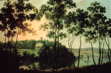 Fairmount y el río Schuylkill, 1800